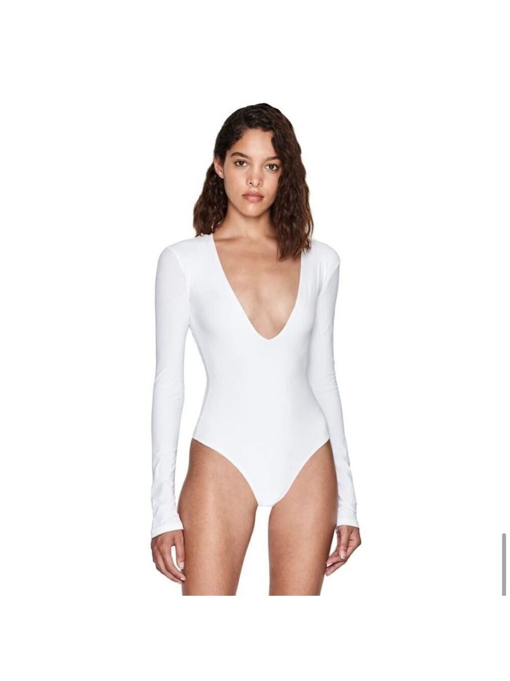 ALIX NYC Irving Bodysuit in White Large New
